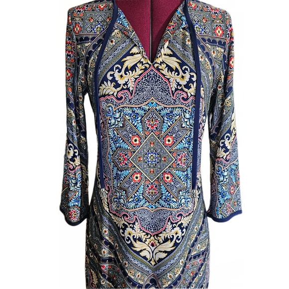 Westport 1962 Boho Festival Artsy Hippie Fairy Whimsical Sheath Dress - Picture 8 of 16